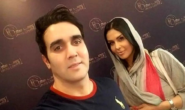 عکس پوریا پورسرخ با مادرش