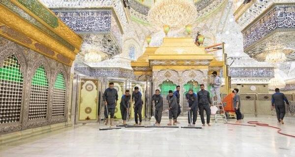 عکس خادمان حرم امام حسین