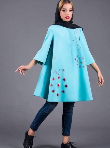 عکس مانتو دخترانه ی مجلسی
