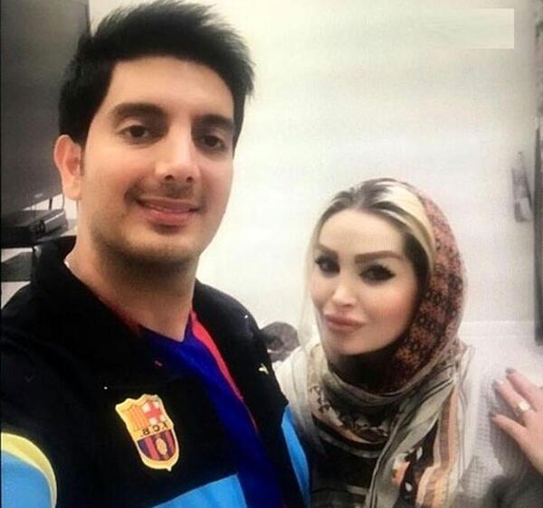 عکس فرزاد فرزین پدرش