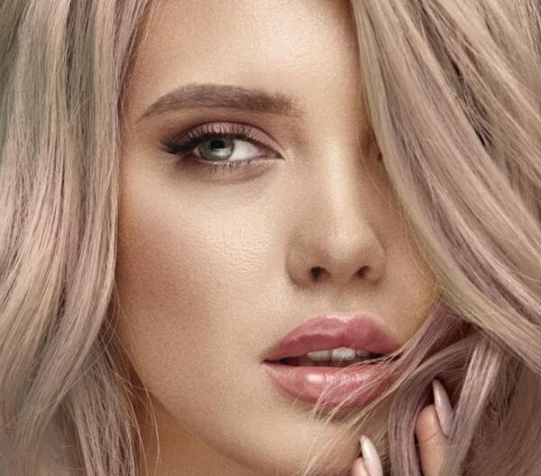 عکس رنگ مو کنفی روشن