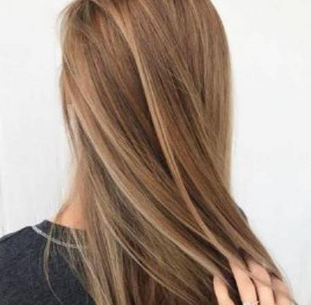 عکس رنگ مو کنفی روشن