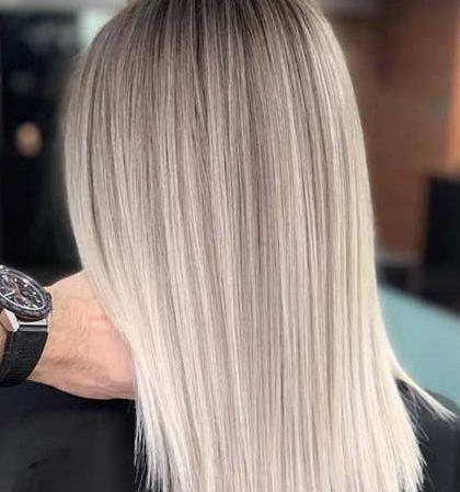 عکس رنگ مو کنفی روشن