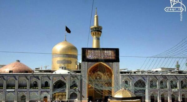 عکس نقاشی سیاه قلم شهادت امام رضا