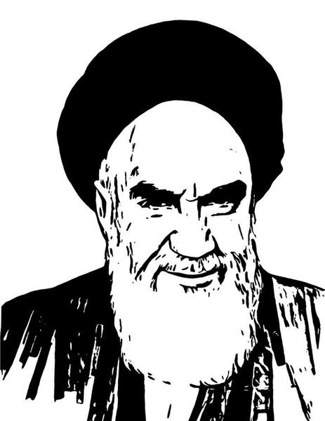 عکس نقاشی سیاه قلم شهادت امام رضا