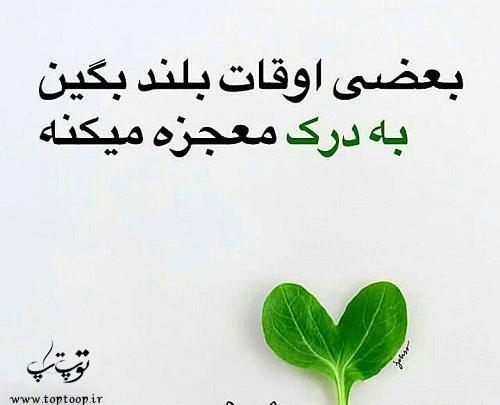 عکس نوشته میرم به درک