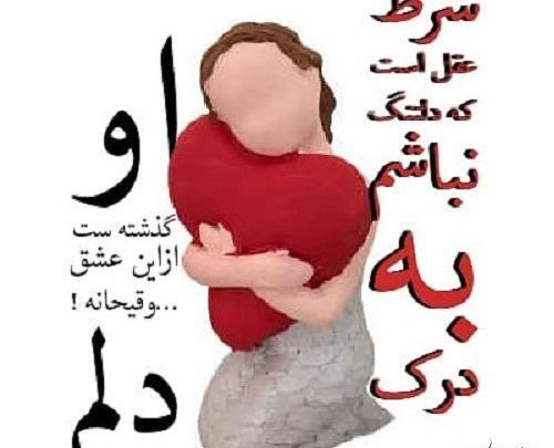 عکس نوشته میرم به درک