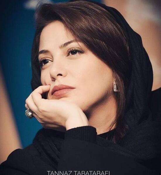 عکس سیاه سفید طناز طباطبایی