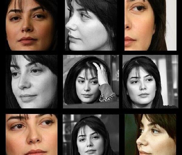 عکس سیاه سفید طناز طباطبایی
