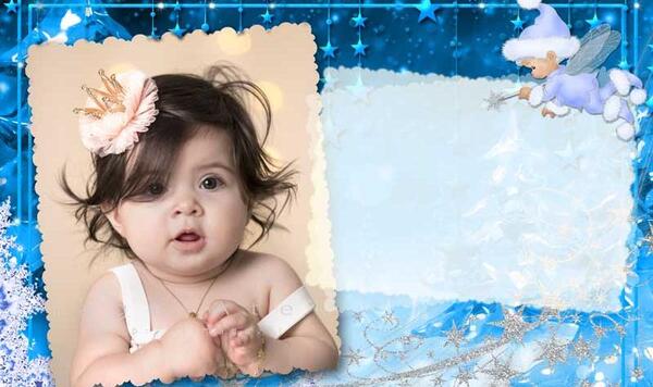 قاب عکس نوزاد دختر