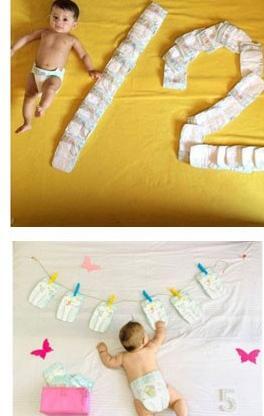 قاب عکس نوزاد دختر