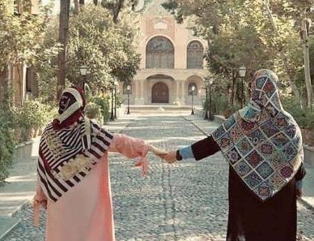 عکس رفیقانه دخترانه با حجاب