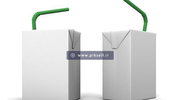عکس پاکت شیر سویا