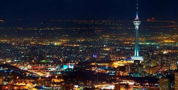 عکس شب شهر تهران