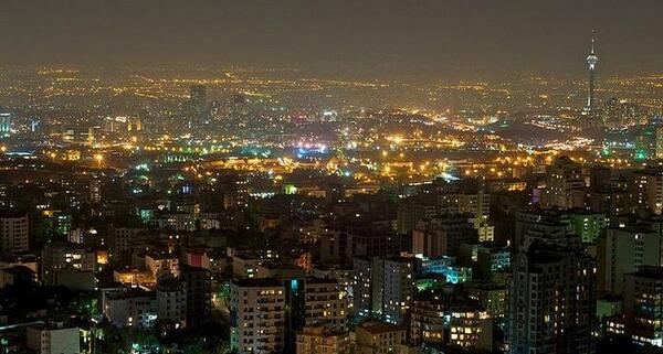 عکس شب شهر تهران