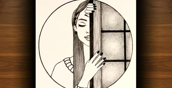 عکس نقاشی زیبا طراحی ساده