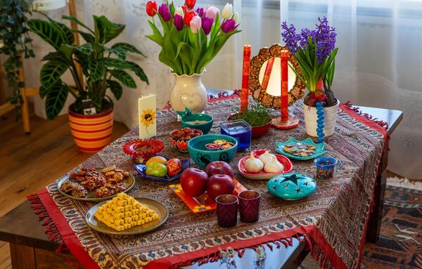 عکس ایده ی سفره هفت سین ۱۴۰۰