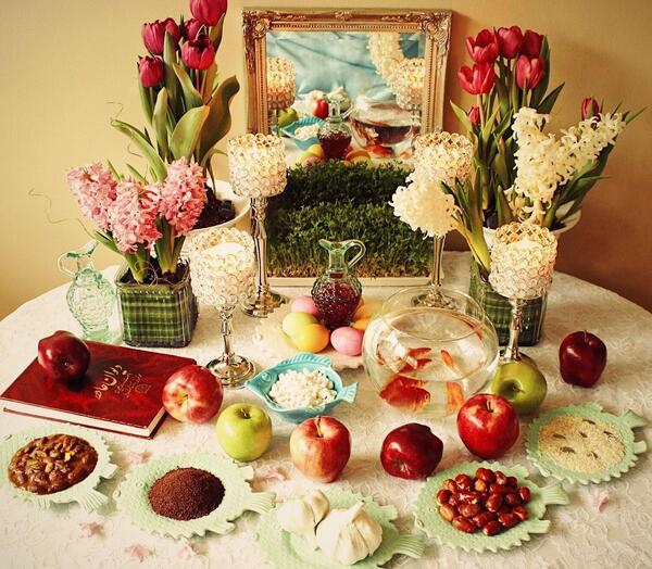 عکس ایده ی سفره هفت سین ۱۴۰۰