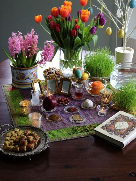 عکس ایده ی سفره هفت سین ۱۴۰۰