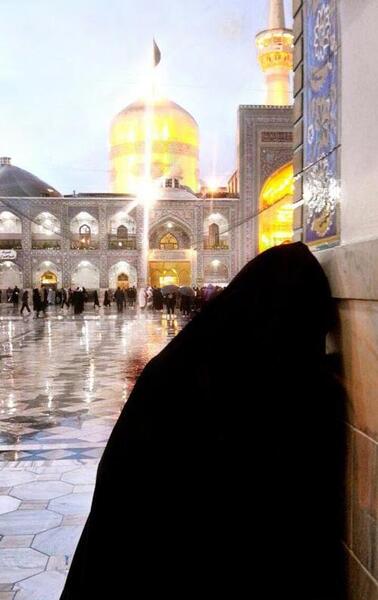 عکس دختر حرم امام رضا