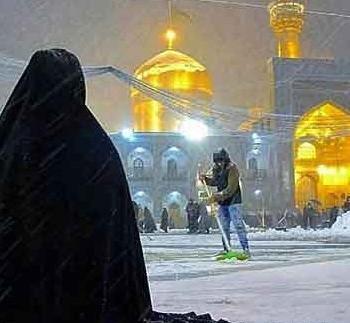 عکس دختر حرم امام رضا