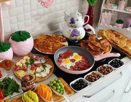 عکس ایده هایی برای میز صبحانه