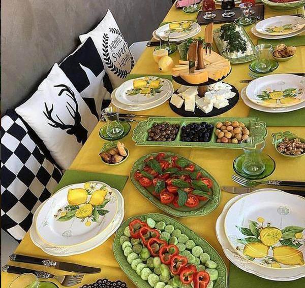 عکس ایده هایی برای میز صبحانه