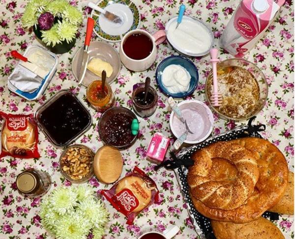 عکس ایده هایی برای میز صبحانه
