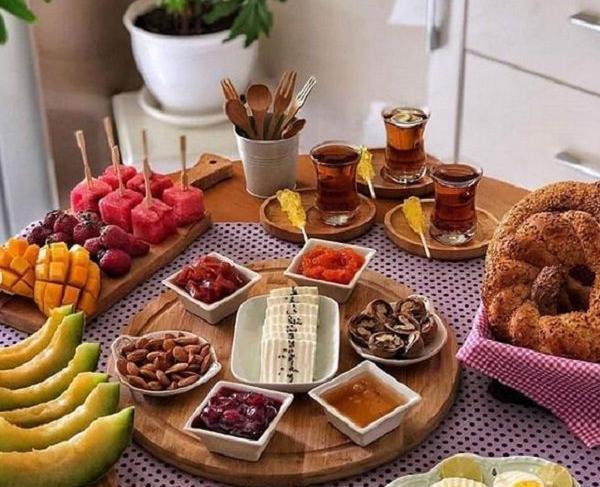 عکس ایده هایی برای میز صبحانه