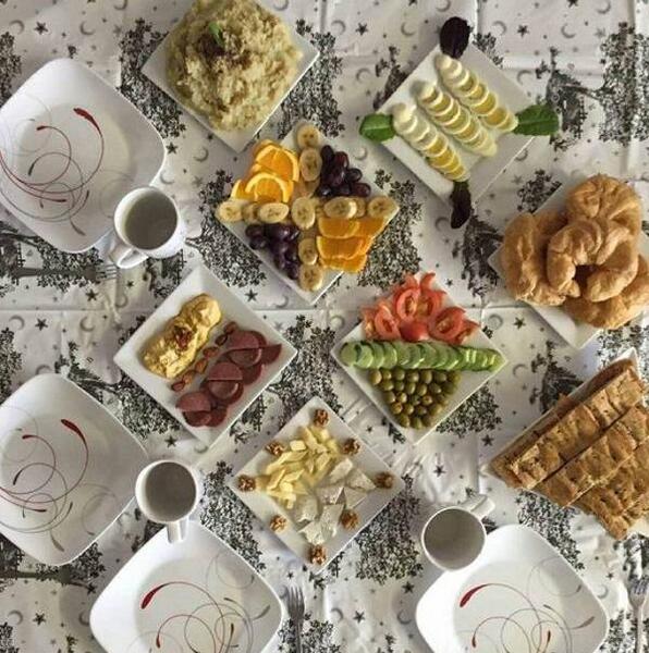 عکس ایده هایی برای میز صبحانه