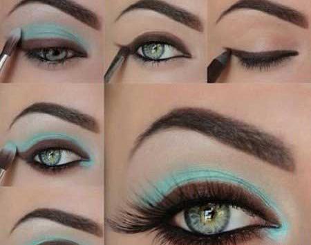 عکس عروس های چشم رنگی
