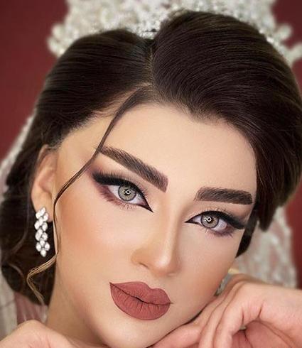 عکس عروس های چشم رنگی