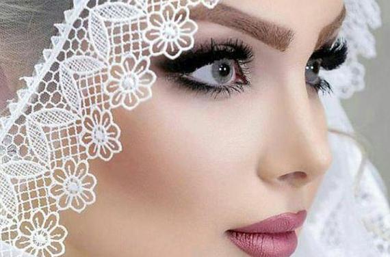 عکس عروس های چشم رنگی