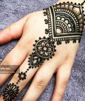 عکس های طرح حنا روی دست