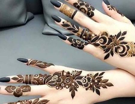 عکس های طرح حنا روی دست