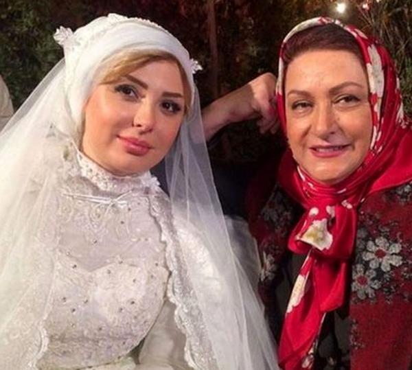 عکس نیوشا ضیغمی در لباس عروس