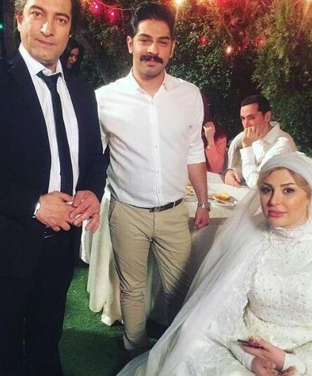 عکس نیوشا ضیغمی در لباس عروس