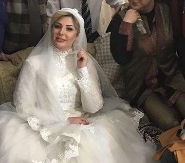 عکس نیوشا ضیغمی در لباس عروس