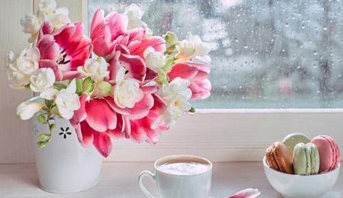 عکس صبح بخیر آرایشی