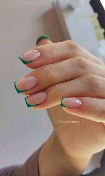 عکس مدل ناخن فرنچ شده