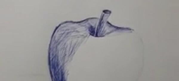 عکس نقاشی ساده با خودکار