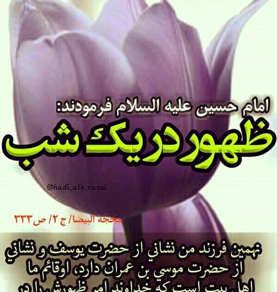 عکس ظهور امام حسین
