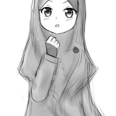 عکس نقاشی دخترانه چادری