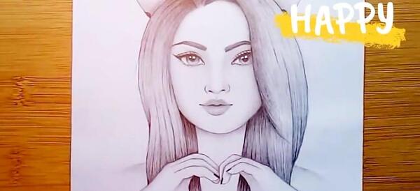 عکس نقاشی دخترانه چادری