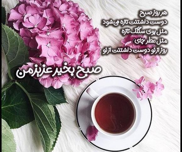 عکس نوشته صبح بخیر زندگیم