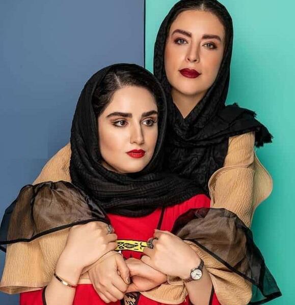 عکس زیبا کرمعلی و مادرش