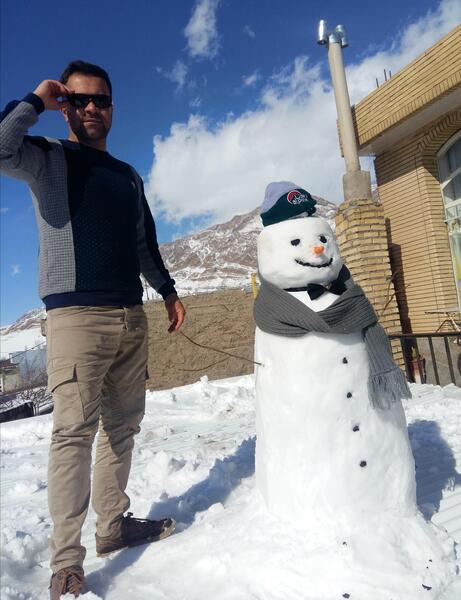 عکس ادم برفی جدید