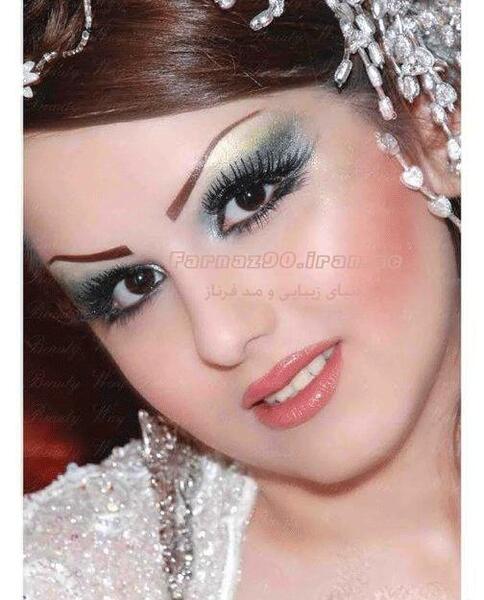 عکس شینیون موی شرابی