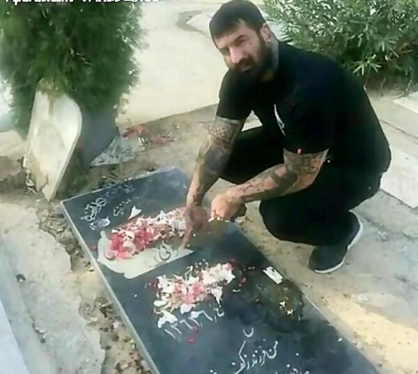 عکس کشته شدن وحید مرادی