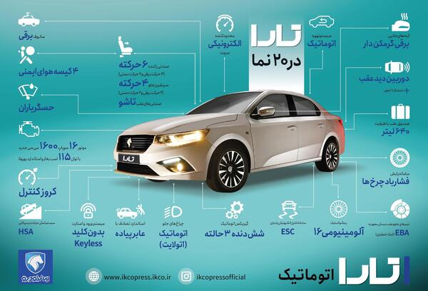 عکس ایران خودرو تارا